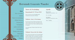 Desktop Screenshot of hervormdwaarder.nl