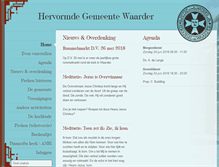 Tablet Screenshot of hervormdwaarder.nl